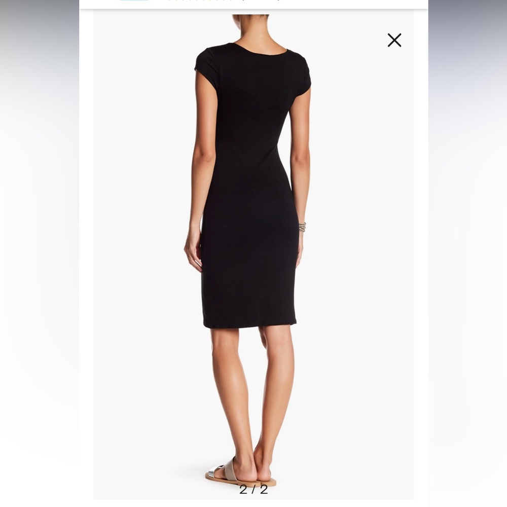 Velvet Torch Cup  Sleeve Bodycon Dress Xs rayon